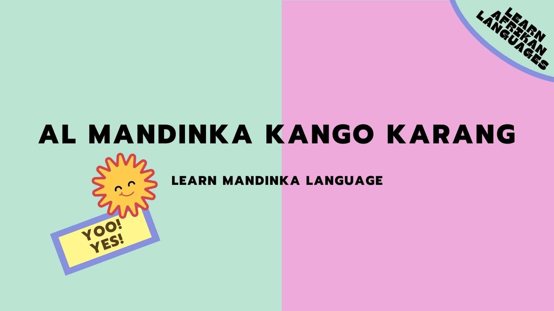 MANDINKA LESSONS